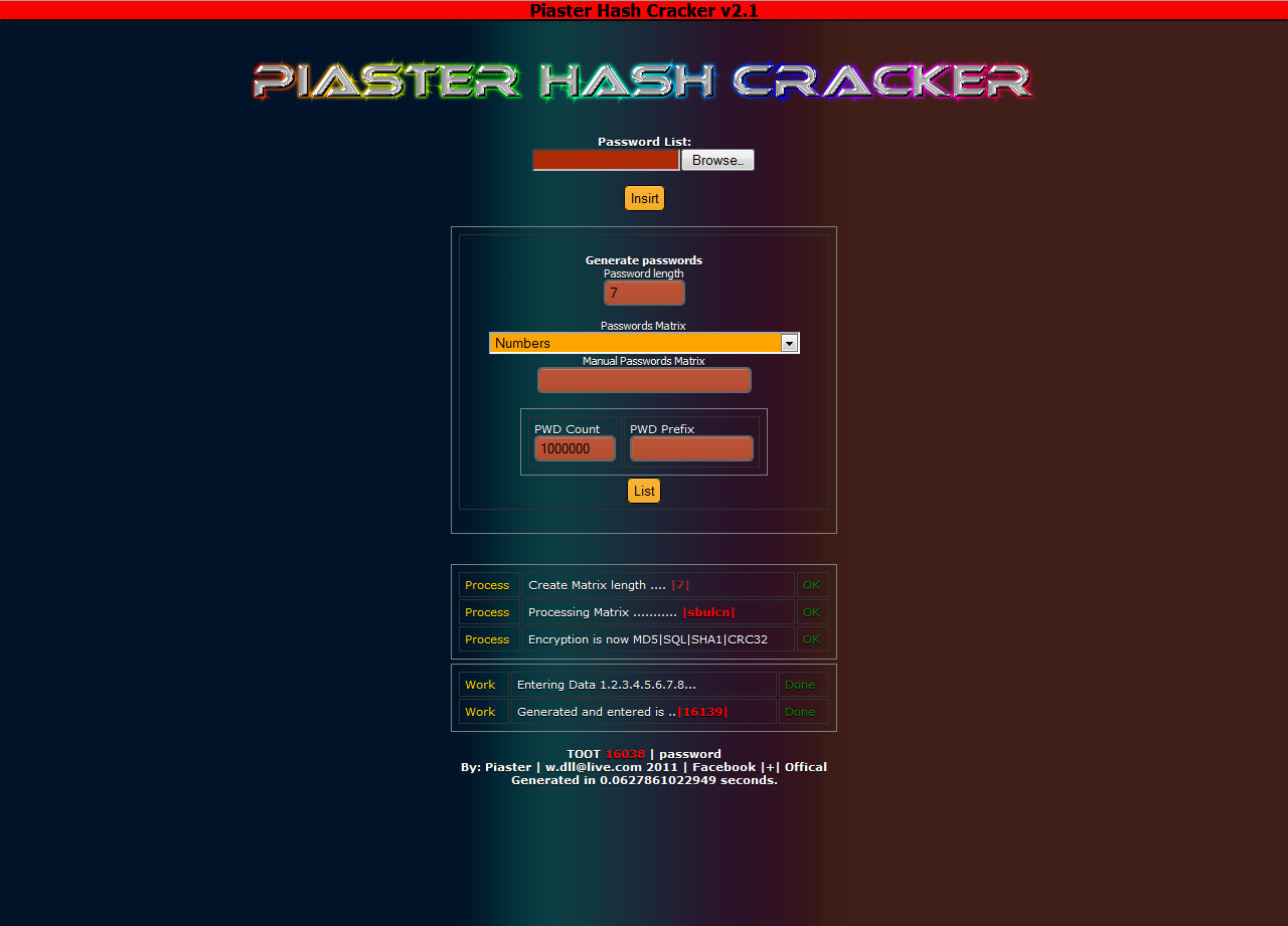 hash cracker tool